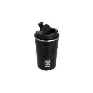Κούπα μεταφοράς dark grey 370ml.  -  Eco Life