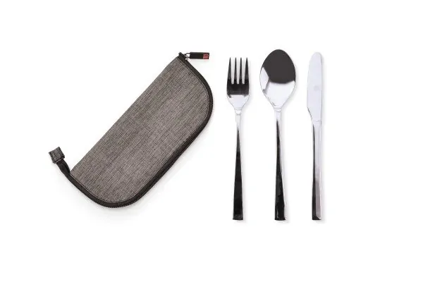 Θήκη για μαχαιροπίρουνα γκρι - IRIS - Image 2