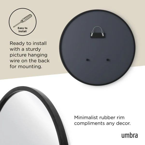 Hub καθρέπτης επιτοίχιος 61cm. - Umbra - Image 7