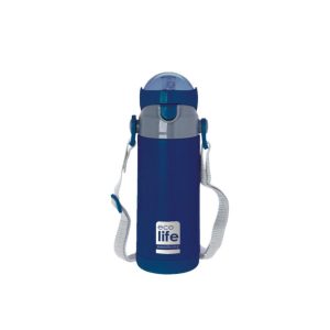 Μεταλλικό θερμός παιδικό navy blue 400ml.  -  Eco Life
