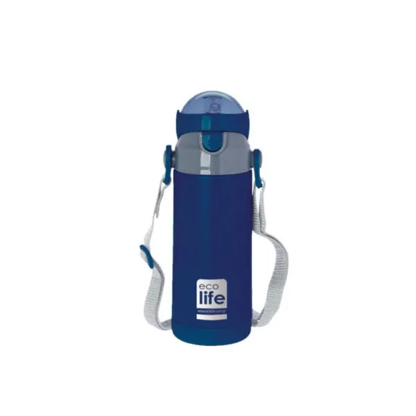 Παγούρι thermos 400ml. navy blue -  Eco Life