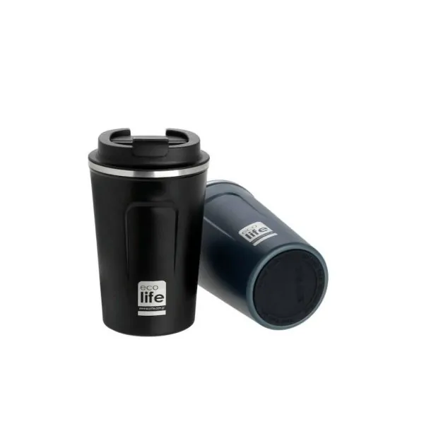 Κούπα μεταφοράς dark grey 370ml.  -  Eco Life - Image 3
