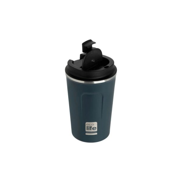 Κούπα μεταφοράς thermos 370ml. dark blue -  Eco Life - Image 4