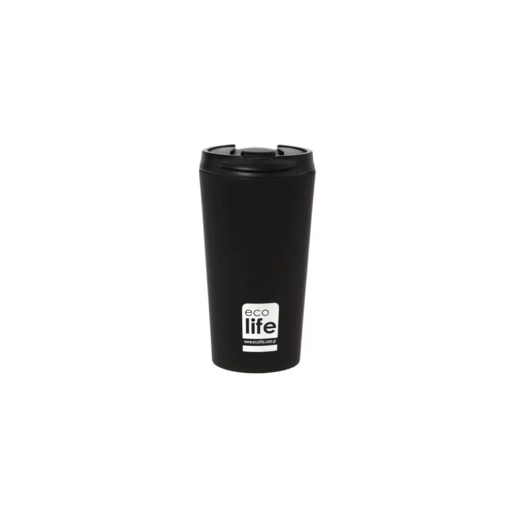 Κούπα μεταφοράς thermos 370ml. black matt - Eco Life