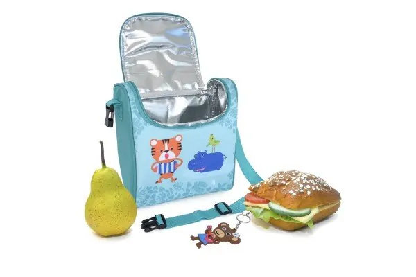 Ισοθερμικό τσαντάκι Snack Rico Funny Jungle γαλάζιο - IRIS - Image 3