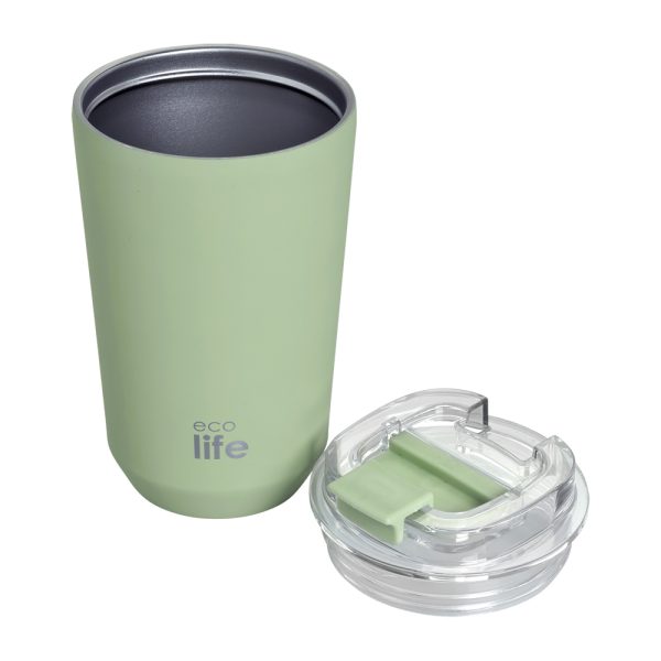 Κούπα μεταφοράς ισοθερμική pure green 350ml. - Eco Life - Image 5