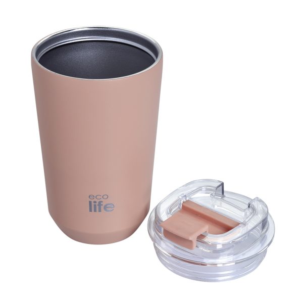 Κούπα μεταφοράς thermos 350ml. pure pink - Eco Life - Image 4