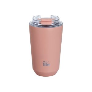 Thermos καφέ pure pink 350ml. - Eco Life