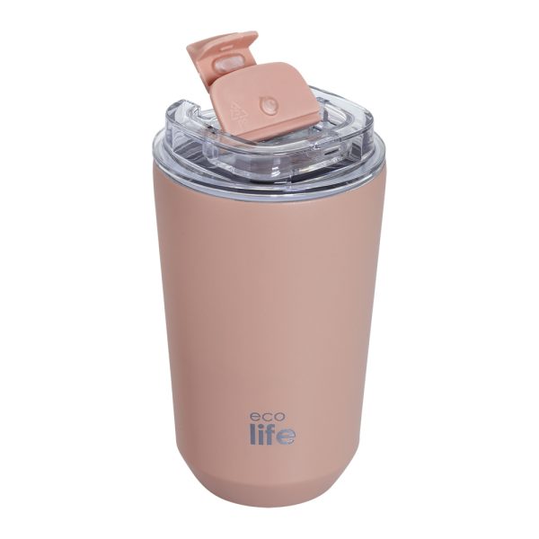 Κούπα μεταφοράς thermos 350ml. pure pink - Eco Life - Image 5