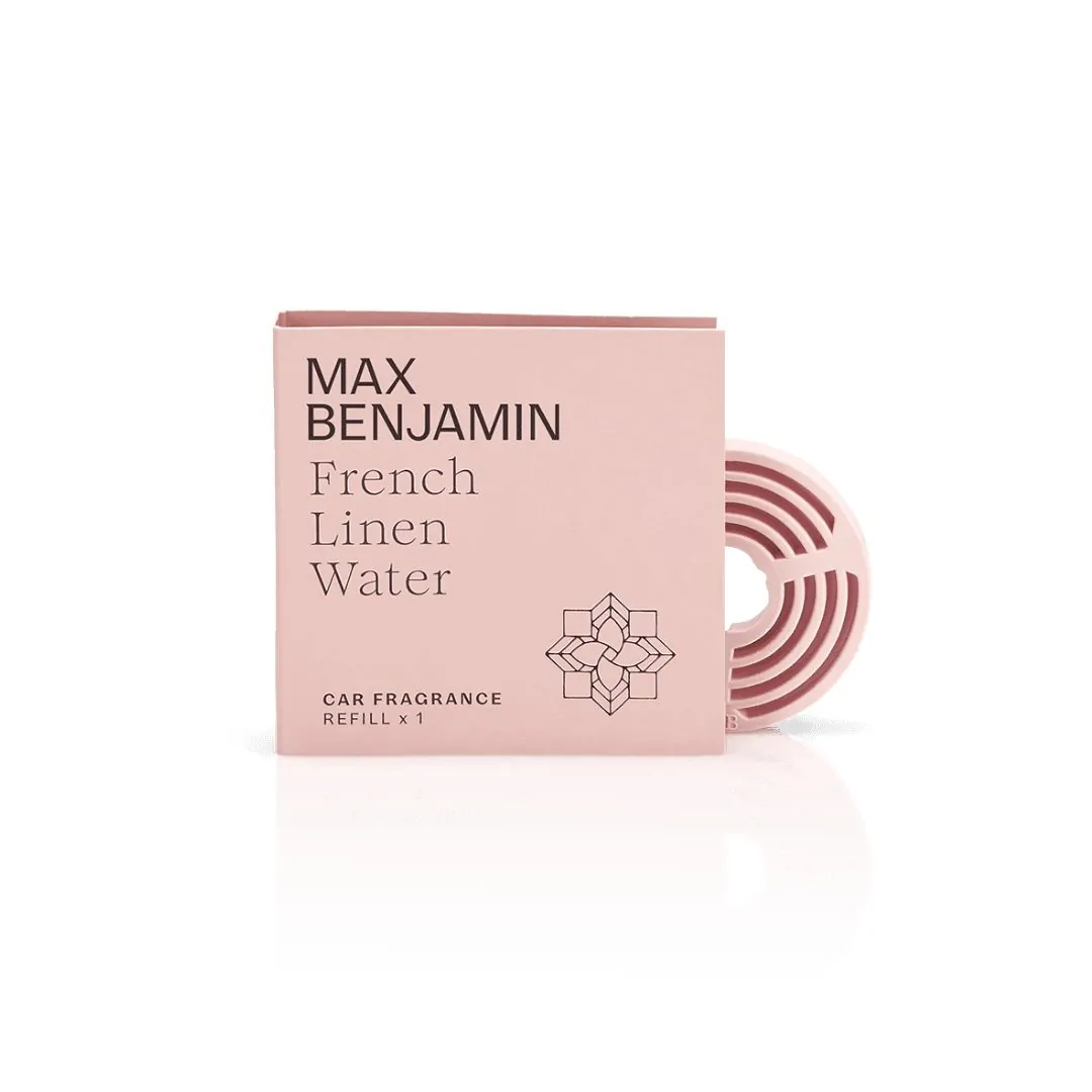 Ανταλλακτικό αρωματικού αυτοκινήτου "French Linen Water" - Max Benjamin