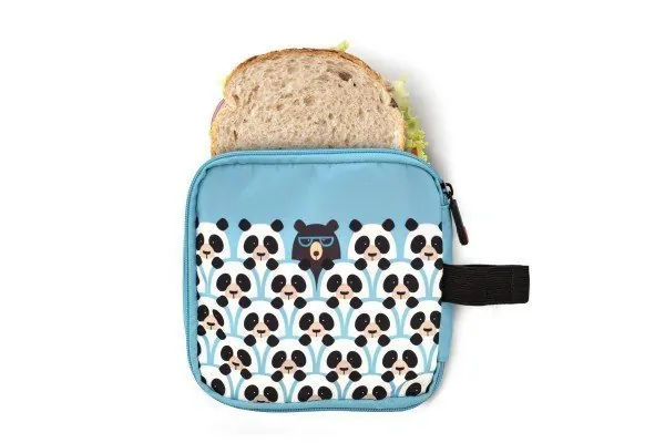 Θήκη για σάντουιτς Zipper&Roll Friends μπλε - IRIS - Image 2