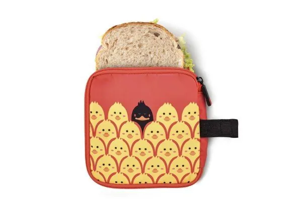 Θήκη για σάντουιτς Zipper&Roll Friends κόκκινο - IRIS - Image 2