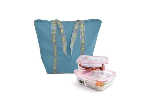 Ισοθερμική τσάντα μεταφοράς Shopper on the Go 10lt. γαλάζιο - IRIS - Image 4