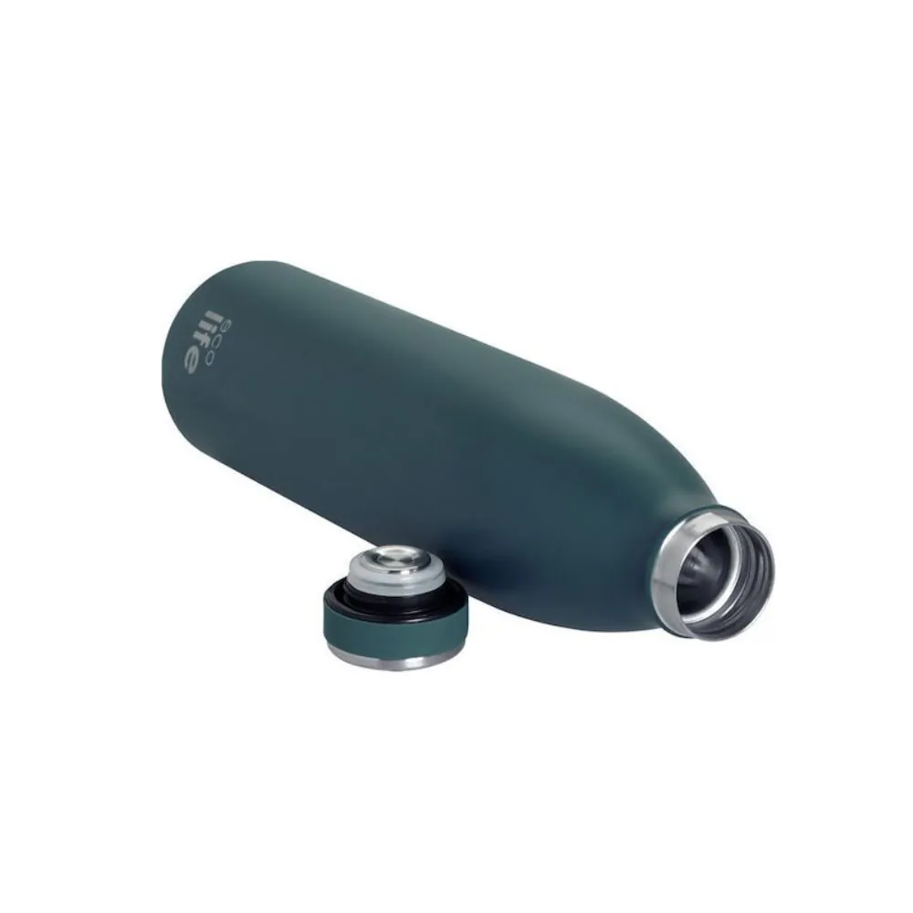 Μπουκάλι thermos slim 1lt. blue - Eco Life - Image 2