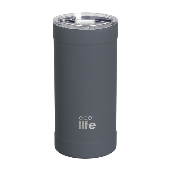 Κούπα μεταφοράς ισοθερμική stone grey 500ml. - Eco Life - Image 3