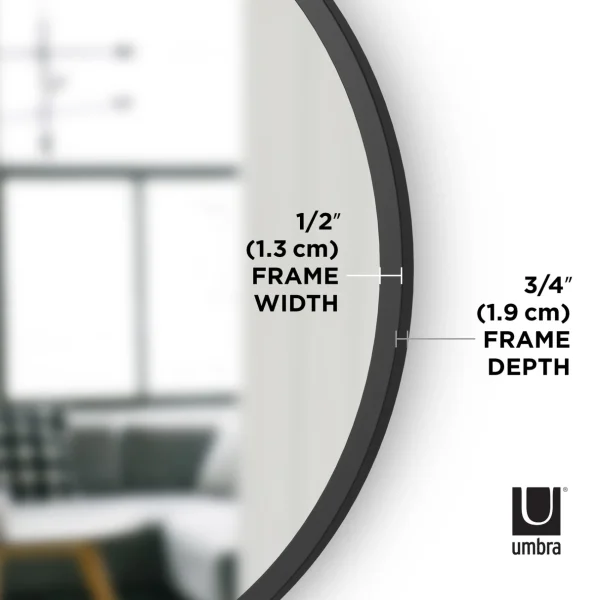 Hub καθρέπτης επιτοίχιος 61cm. - Umbra - Image 5