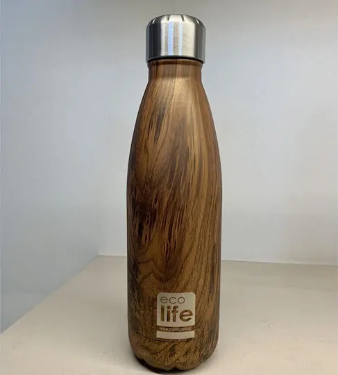 Μπουκάλι thermos 500ml. wood - Eco Life - Image 3
