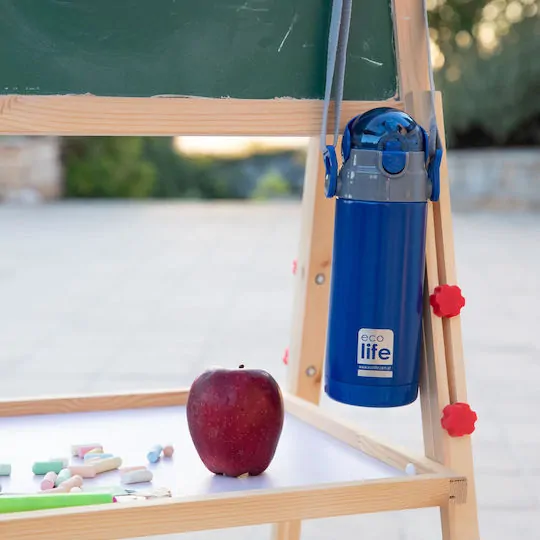 Παγούρι thermos 400ml. navy blue -  Eco Life - Image 4