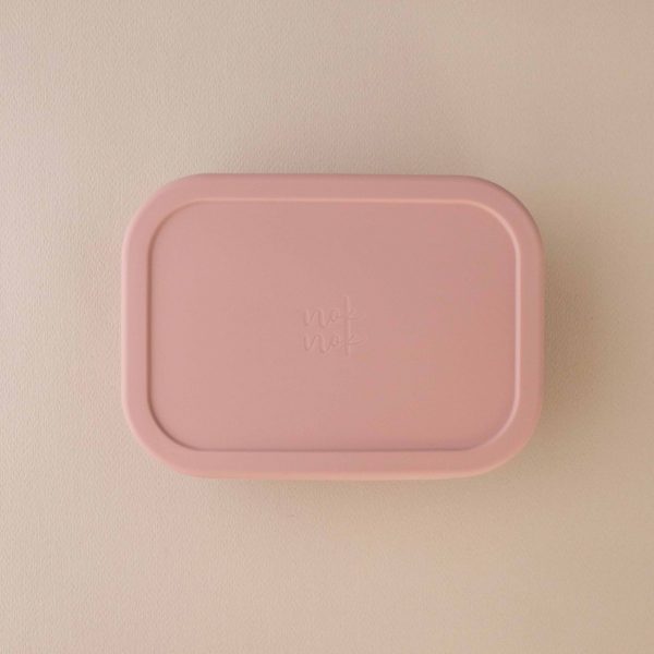 Φαγητοδοχείο σιλικόνης Bento pink - Nok Nok - Image 2
