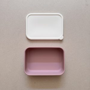 Φαγητοδοχείο σιλικόνης family milk/berry - Nok Nok