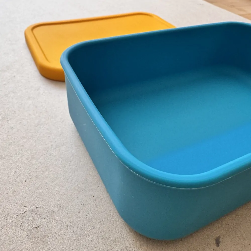 Φαγητοδοχείο σιλικόνης family nording blue/sun beam - Nok Nok - Image 2