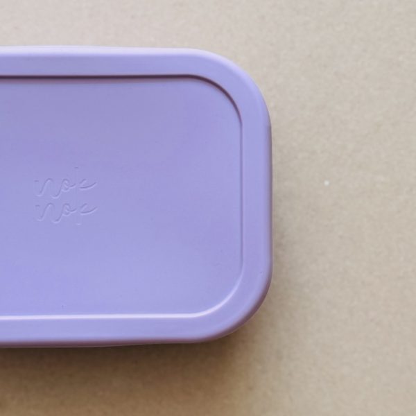 Φαγητοδοχείο σιλικόνης Bento lavender - Nok Nok - Image 3