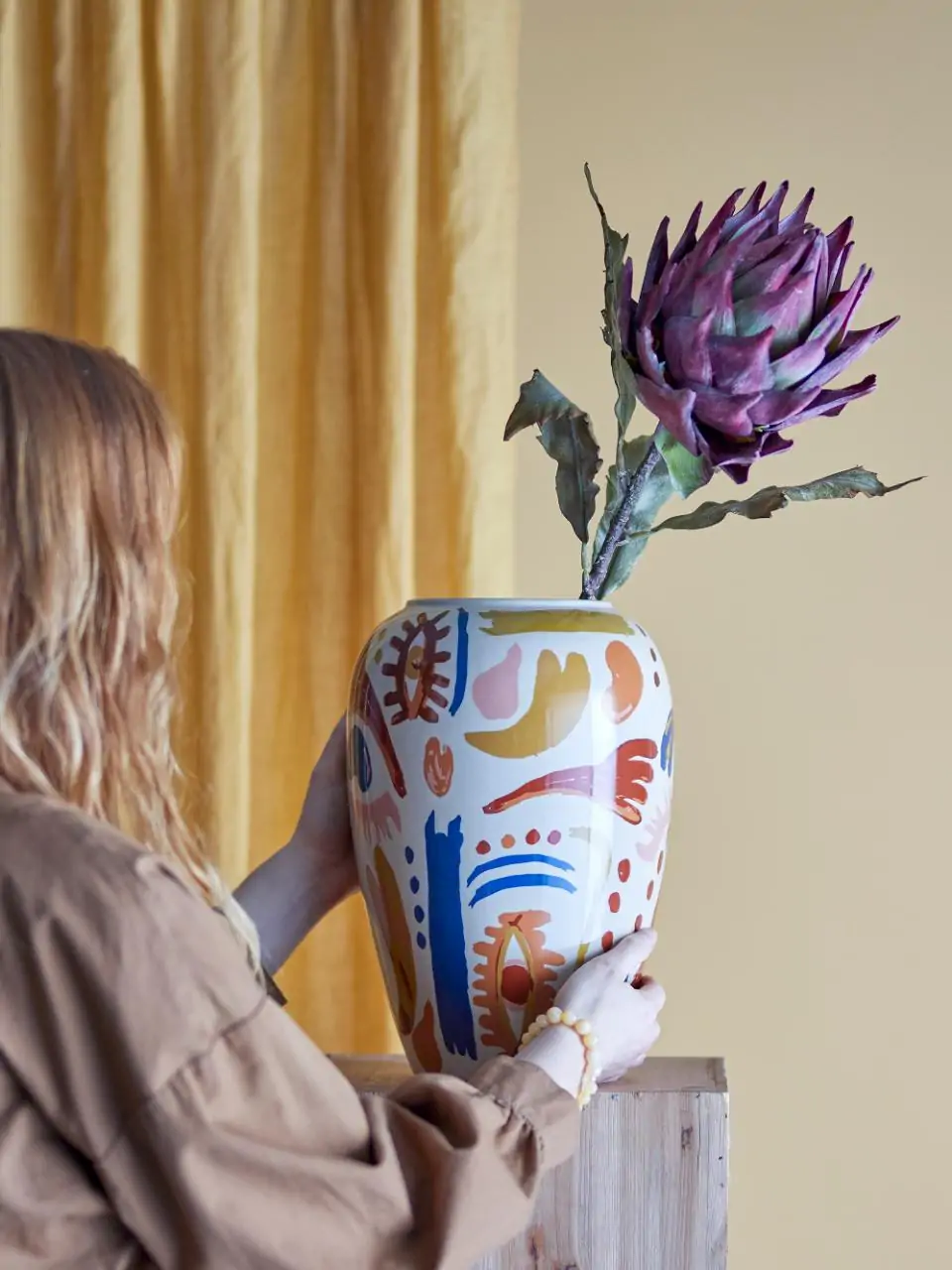 Horus βάζο πορτοκαλί – Bloomingville - Image 4