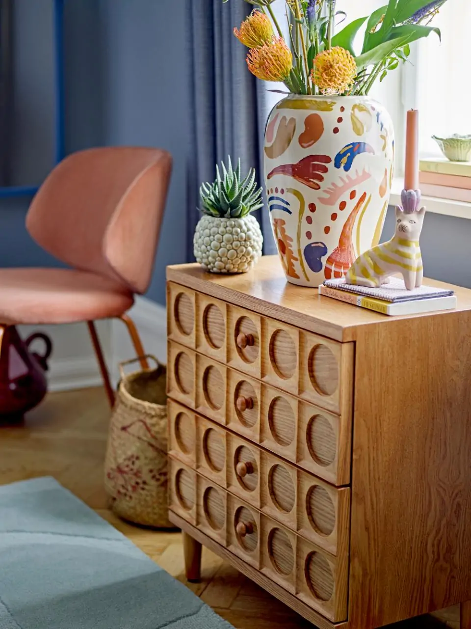 Horus βάζο πορτοκαλί – Bloomingville - Image 3