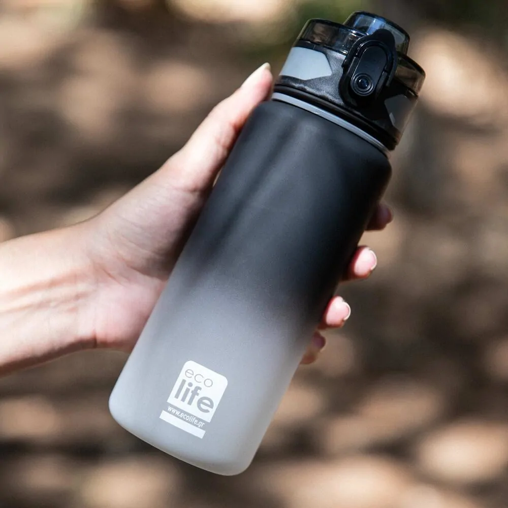 Μπουκάλι με επιστόμιο 500ml. Tritan "Graphite" - Ecolife - Image 4