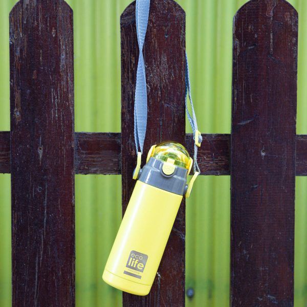Παγούρι thermos 400ml. yellow -  Eco Life - Image 5