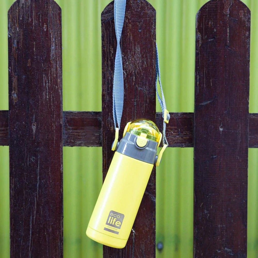 Παγούρι thermos 400ml. yellow - Eco Life - Image 5