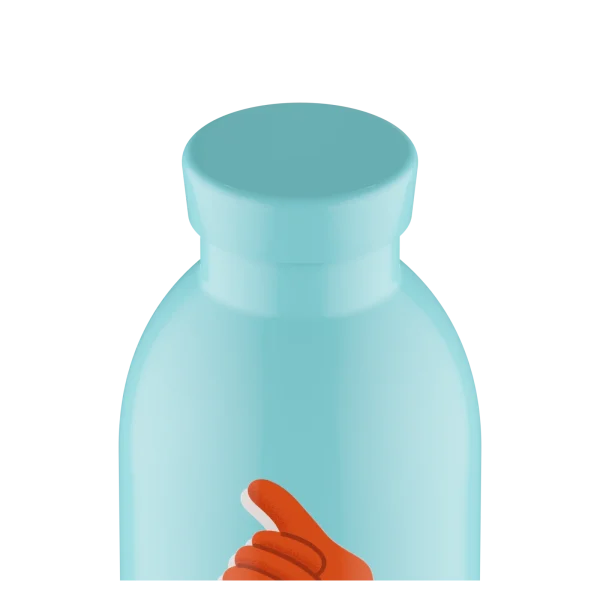 Clima Bottle Hey! Blue θερμός 0,5lt. – 24Bottles - Image 2