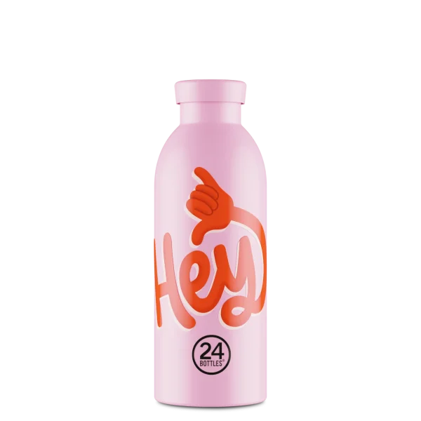 Clima Bottle Hey! Pink θερμός 0,5lt. – 24Bottles