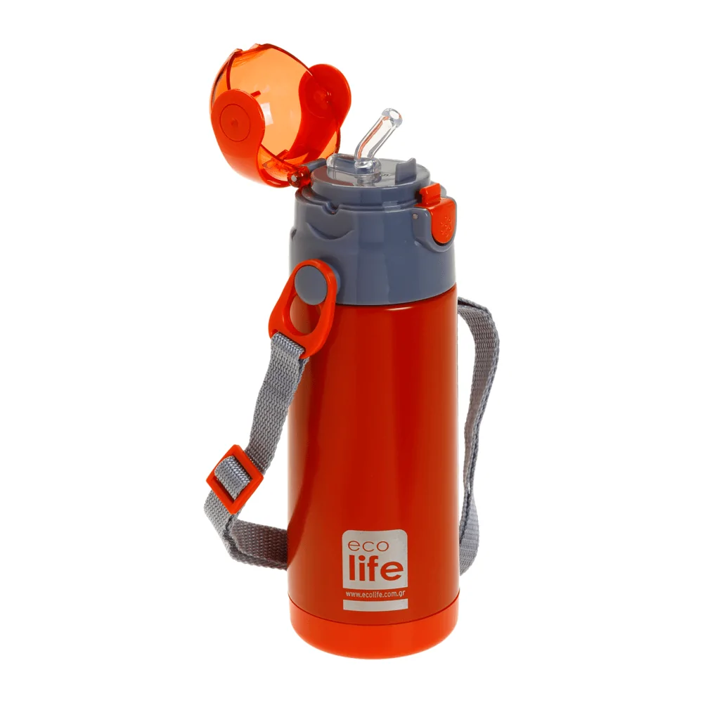 Παγούρι thermos 400ml. red - Eco Life - Image 2