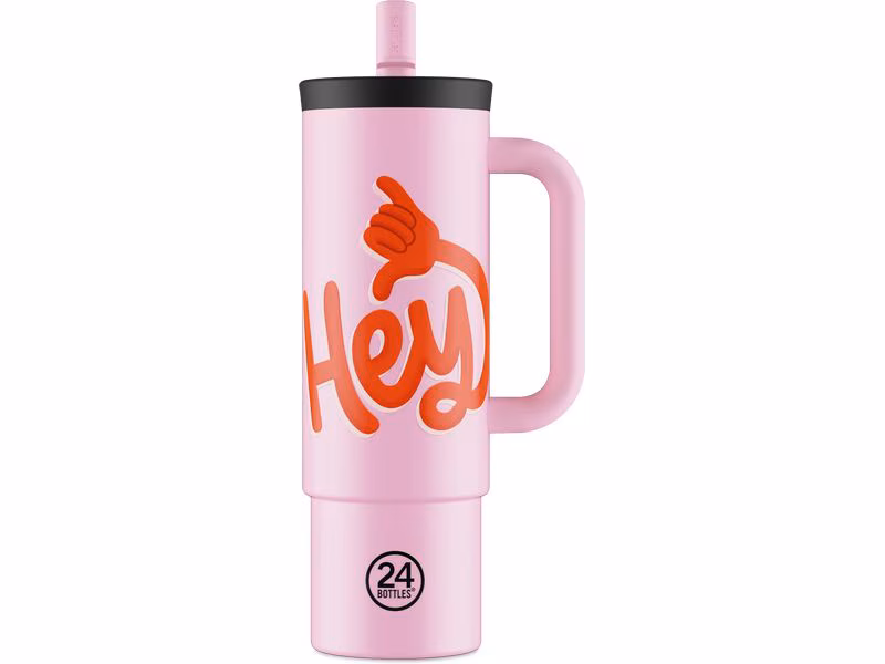 Straw Cup 800 Hey! yellow – 24Bottles