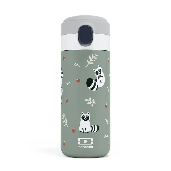 Μπουκάλι thermos 360ml. pop "Racoon" mint - Monbento