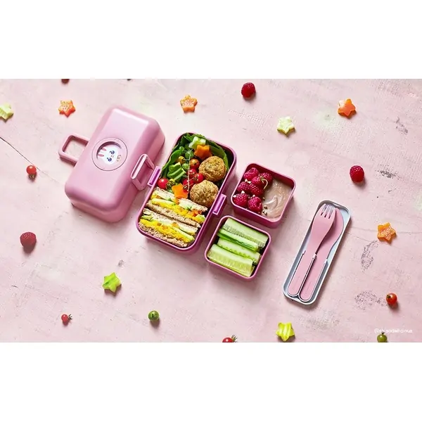 Δοχείο φαγητού 800ml. tresor "Pink blush" - Monbento - Image 4