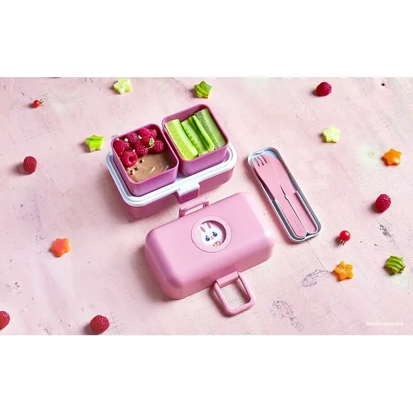 Δοχείο φαγητού 800ml. tresor "Pink blush" - Monbento - Image 6