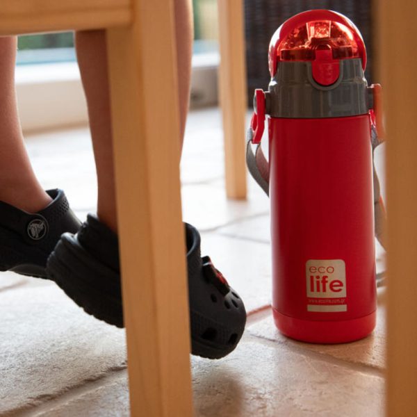 Παγούρι thermos 400ml. red - Eco Life - Image 4