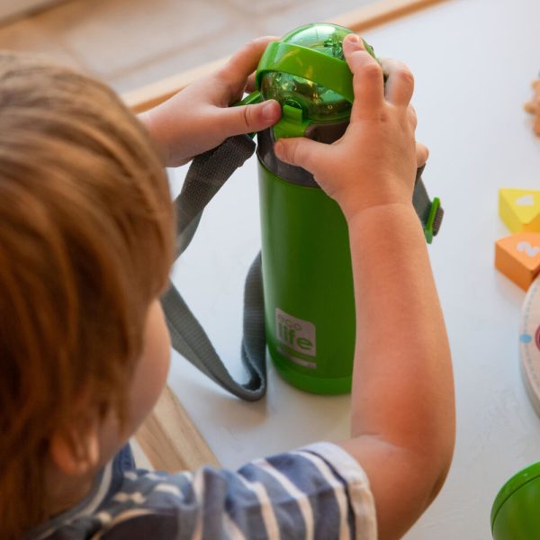 Παγούρι thermos 400ml. green -  Eco Life - Image 4