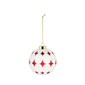 Delight χριστουγεννιάτικη μπάλα από φυσητό γυαλί 9cm. - Alessi