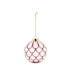 Delight χριστουγεννιάτικη μπάλα από φυσητό γυαλί 9cm. - Alessi