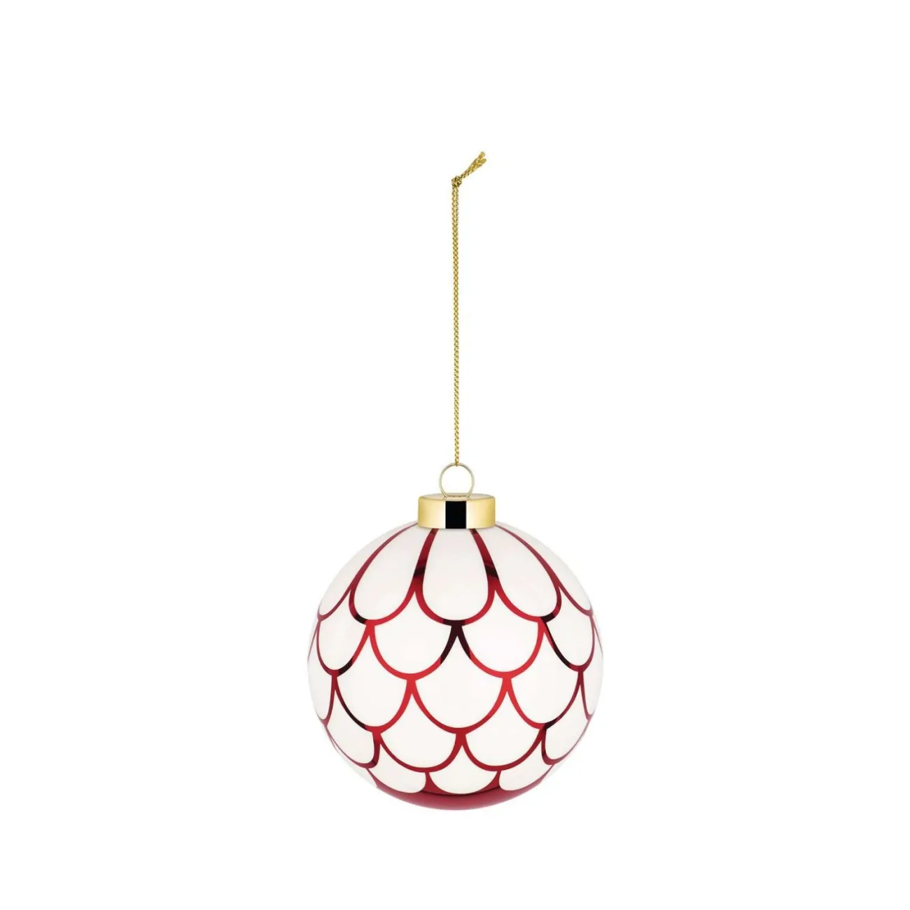 Delight χριστουγεννιάτικη μπάλα από φυσητό γυαλί 9cm. - Alessi