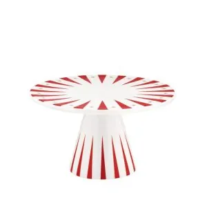 Delight χριστουγεννιάτικη πιατέλα πορσελάνης με πόδι 22cm. - Alessi