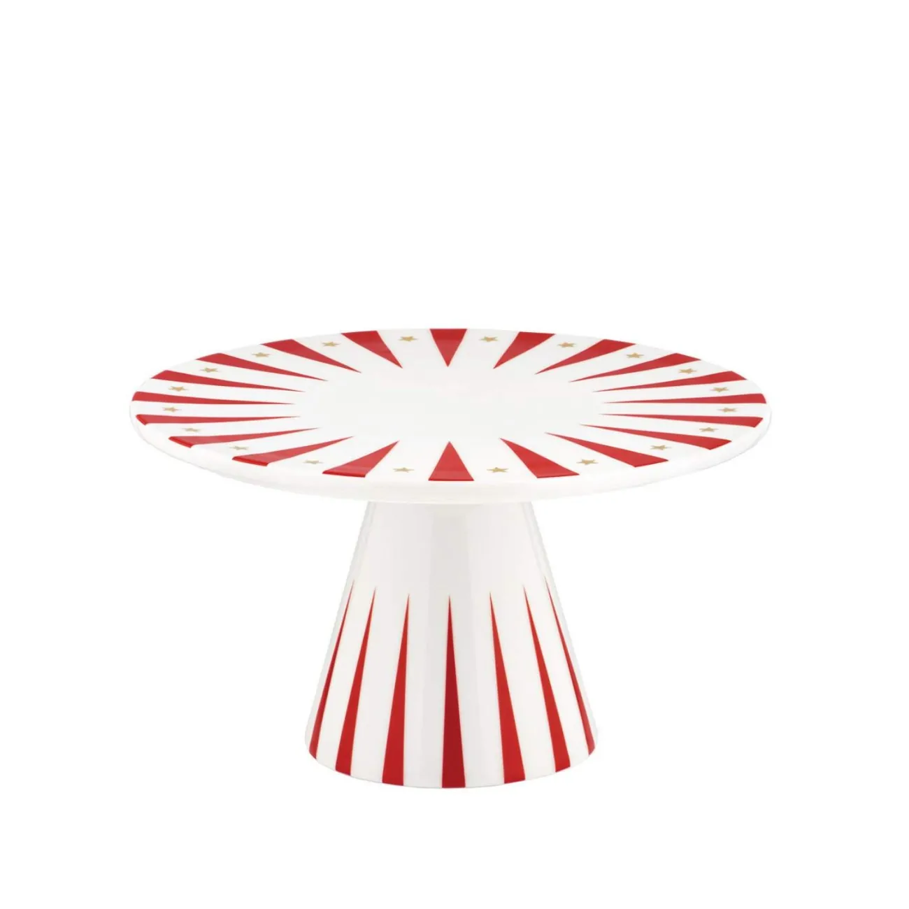 Delight χριστουγεννιάτικη πιατέλα πορσελάνης με πόδι 22cm. - Alessi