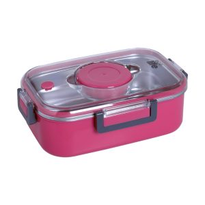 Φαγητοδοχείο ορθογώνιο ισοθερμικό 850ml. pink - Eco Life