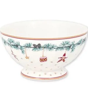 Χριστουγεννιάτικο μπωλ "Juana" white 7,5x13,5εκ. - Greengate