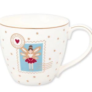 Χριστουγενιάτικη κούπα "Cindarella" white 300ml. - Greengate
