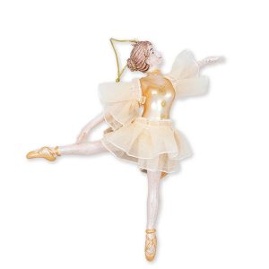 Στολίδι δέντρου"Ballerina" gold 16εκ. - Greengate