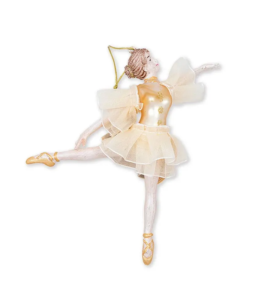 Στολίδι δέντρου"Ballerina" gold 16εκ. - Greengate